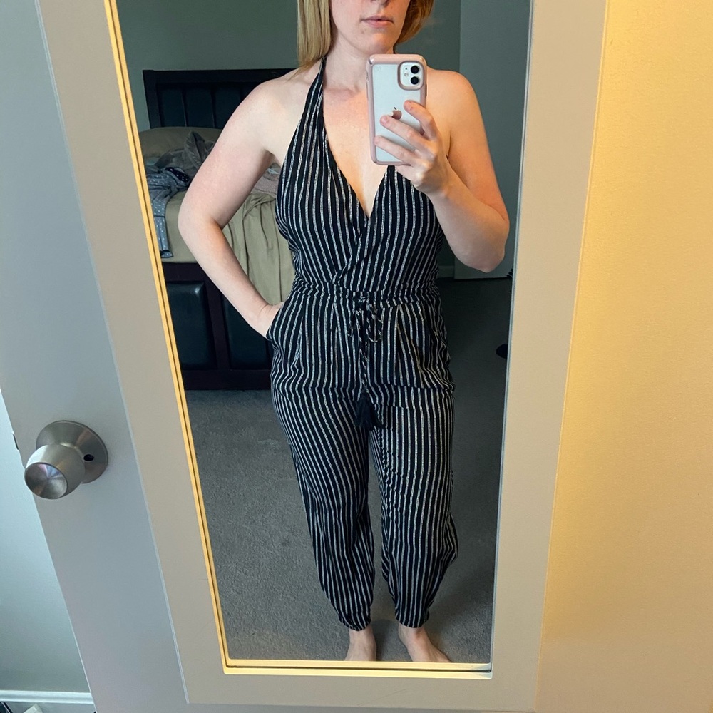 EUC Boutique halter jumpsuit